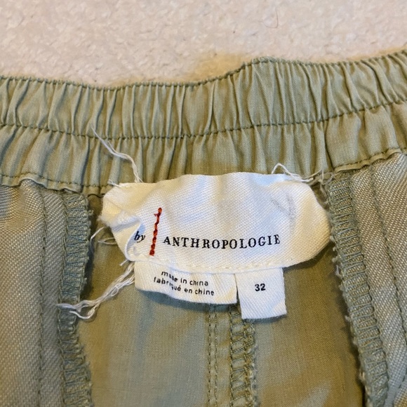 Anthropologie crop cargo pants in light green - Picture 5 of 10